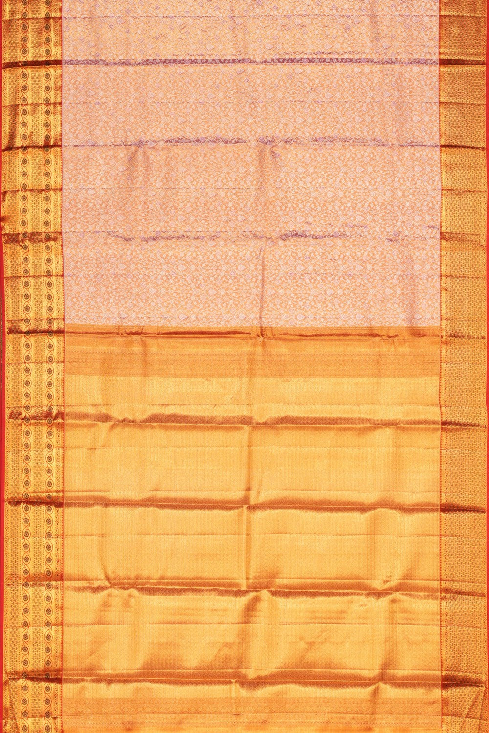 Image of Kanchipattu Brocade Gold Saree